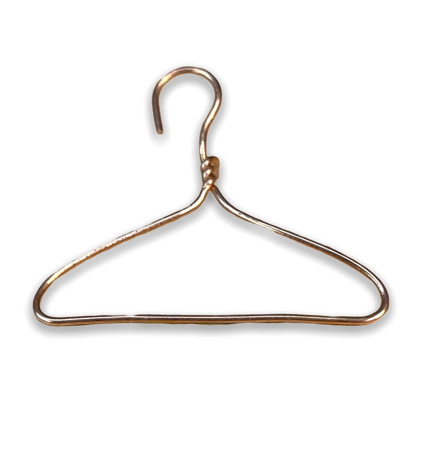 Wire Hanger Lapel Pin Copper