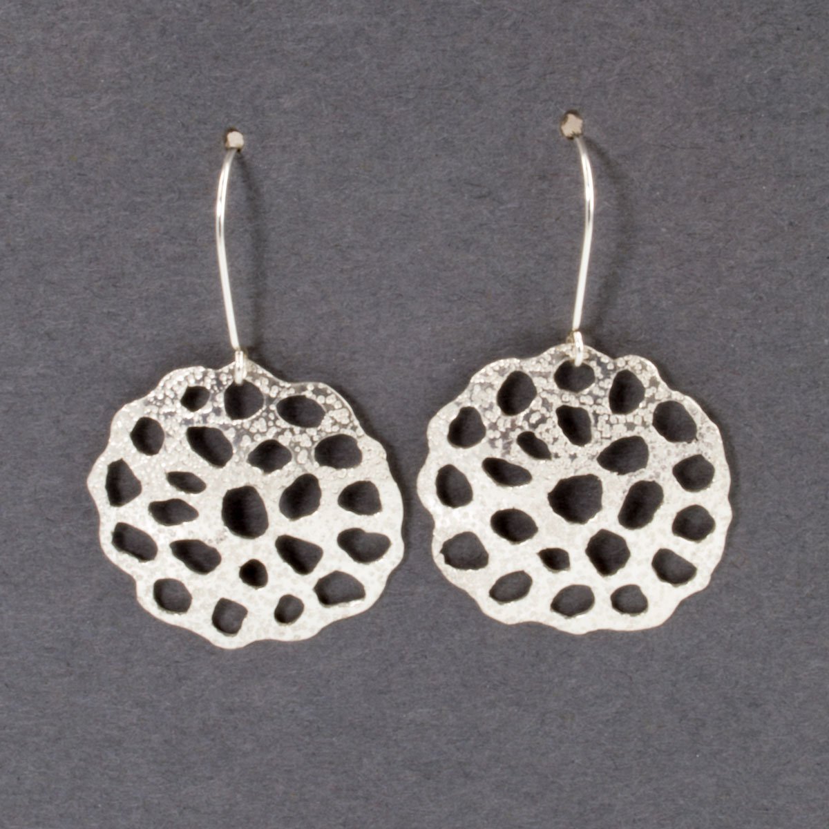 lacey lotus seed pod earrings a
